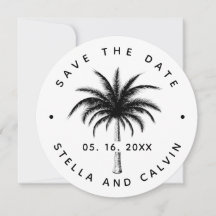 Mariage de palmiers tropicaux Photo simple