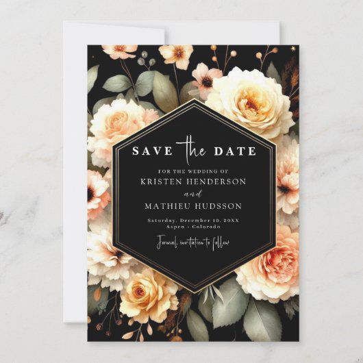 Save The Date Mariage de pêche moderne de la lumière (Devant)