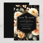 Save The Date Mariage de pêche moderne de la lumière (Devant / Derrière)