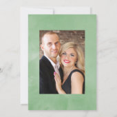 Save The Date Mariage de peonies aquarelle de printemps Photo (Dos)