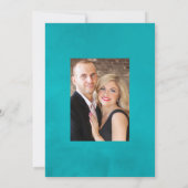 Save The Date Mariage de photos d'orchidées tropicales géométriq (Dos)