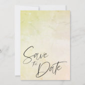 Save The Date Mariage de plage de Palm Tree Tropical Summer (Dos)