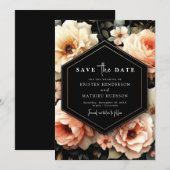 Save The Date Mariage de plage d'espacement en jeu (Devant / Derrière)