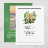 Mariage de plage d'été Aloha à date réservée
