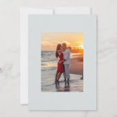 Save The Date Mariage de plage d'été Enregistrer la date (Dos)