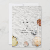 Save The Date Mariage de plage d'été, Sauvegarder la date (Devant)