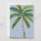 Save The Date Mariage de plage océanique d'été moderne (Dos)
