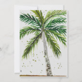 Save The Date Mariage de plage océanique d'été moderne (Dos)