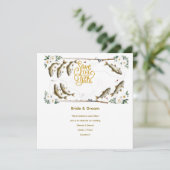 Save The Date Mariage de poissons thème pour les amateurs de pêc (Debout devant)