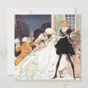 Save The Date Mariage de Princesse de Conte de Fées Rétro Faire