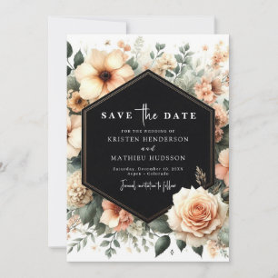 Save The Date Mariage de saisie de typographie personnalisé