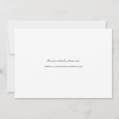 Save The Date Mariage de script classique Enregistrer la date | (Dos)