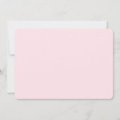 Save The Date Mariage de script manuscrit rose simple (Dos)