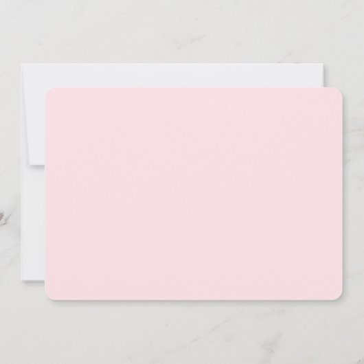 Save The Date Mariage de script manuscrit rose simple (Dos)