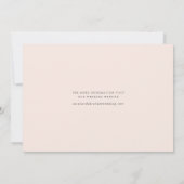 Save The Date Mariage de script minimum 3 photo (Dos)