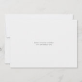 Save The Date Mariage de script moderne simple et élégant (Dos)