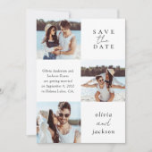 Save The Date Mariage de script multiphoto (Devant)