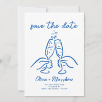 Mariage de style français avec des gribouillages d