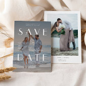Save The Date Mariage de superposition de texte blanc de photo m