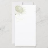 Save The Date Mariage de Tournesol mignon Enregistrer la date Ca (Dos)