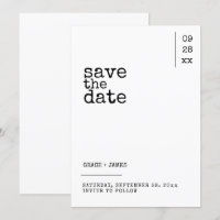 Mariage de typographie minimaliste simple