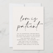 Save The Date Mariage de typographie moderne repoussé sauvegarde (Devant)