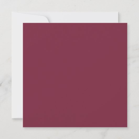 Save The Date Mariage de typographie simple violet et blanc (Dos)