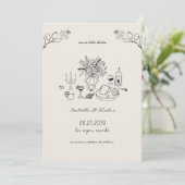 Save The Date Mariage d'écriture manuscrite en gros caractères (Debout devant)
