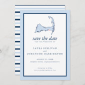 Save The Date Mariage Dennis Port Cape Cod (Devant / Derrière)