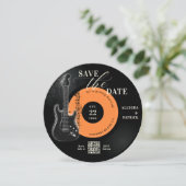 Save The Date Mariage des amoureux de musique Enregistrer la dat (Debout devant)