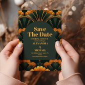 Save The Date Mariage des années 20 Roaring Art déco