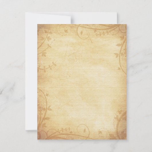 Save The Date Mariage des Feuilles de l'érable Sauvez la date Au (Dos)