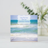 Save The Date Mariage Destination/Plage-Enregistrer la date (Debout devant)