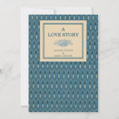 Save The Date Mariage d'histoire d'amour de couverture de livre (Devant)