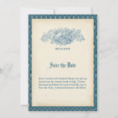 Save The Date Mariage d'histoire d'amour de couverture de livre (Dos)