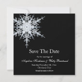 Save The Date Mariage d'hiver Enregistrer la date (Devant)