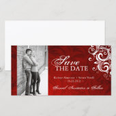 Save The Date Mariage d'hiver - Photo Enregistrer La Date Invita (Devant / Derrière)