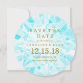 Save The Date Mariage Diamond Enregistrer La Date (Dos)