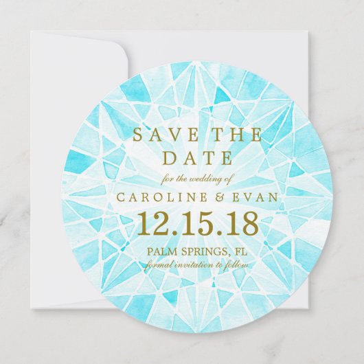 Save The Date Mariage Diamond Enregistrer La Date (Dos)