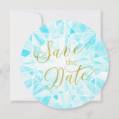 Save The Date Mariage Diamond Enregistrer La Date (Devant)