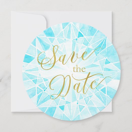 Save The Date Mariage Diamond Enregistrer La Date (Devant)