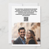 Save The Date Mariage du Caire enregistrer la date Sphinx pyrami (Dos)