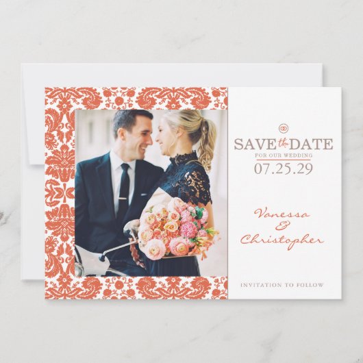 Save The Date Mariage du coucher de soleil de Vérone (Devant)