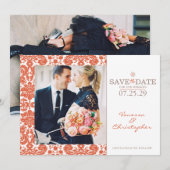 Save The Date Mariage du coucher de soleil de Vérone (Devant / Derrière)