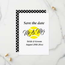 Mariage du couple de tennis M. & Mme, sauvegarder 