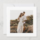 Save The Date Mariage du désert rouille Nous faisons Mariage sim (Dos)