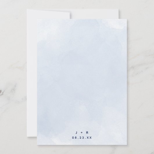 Save The Date Mariage du drapeau maritime nautique (Dos)