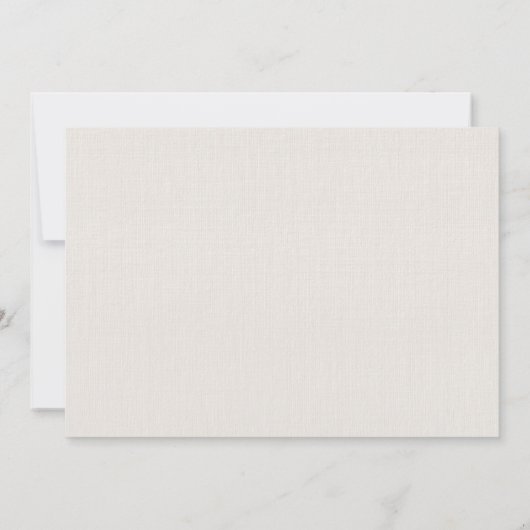 Save The Date Mariage du jardin botanique fleur sauvage (Dos)