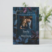 Save The Date Mariage du jardin de minuit enchanté (Debout devant)