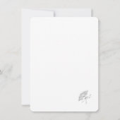 Save The Date Mariage Du Ventilateur Victorien Enregistrer La Da (Dos)